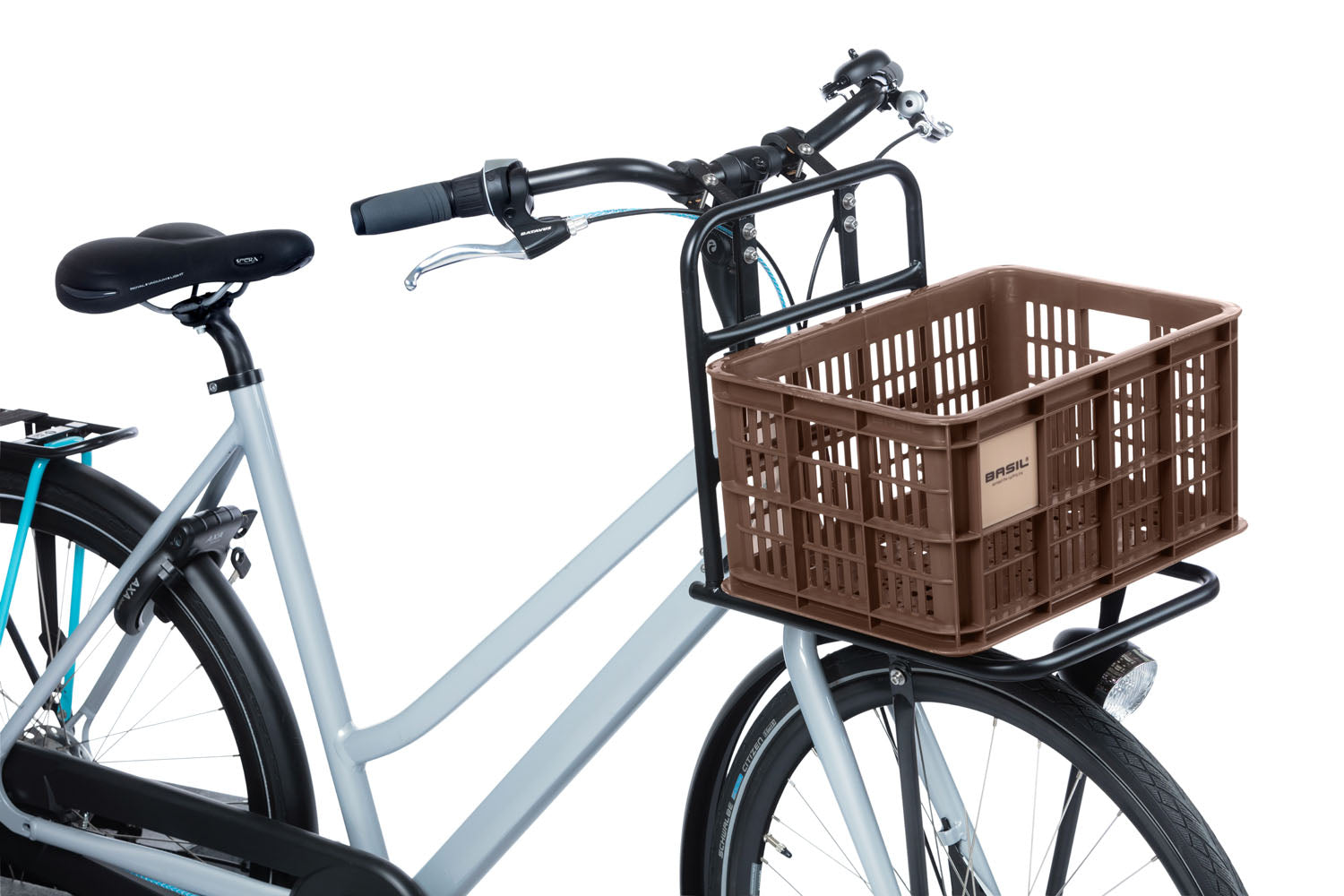 Gerecyclede fietskrat Basil Crate S 17.5 liter 29 x 39 x 20 cm - black
