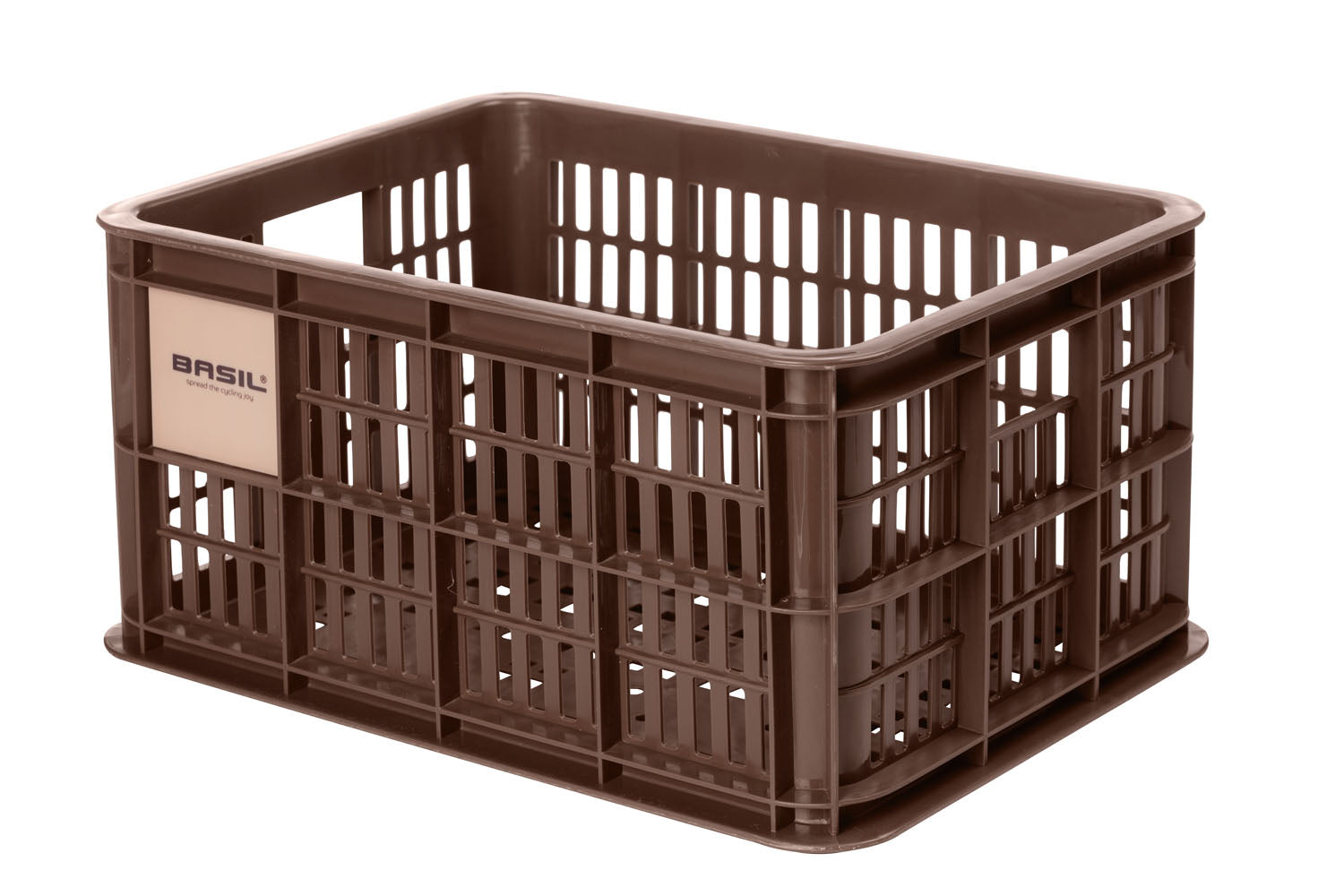 Gerecyclede fietskrat Basil Crate S 17.5 liter 29 x 39 x 20 cm - black