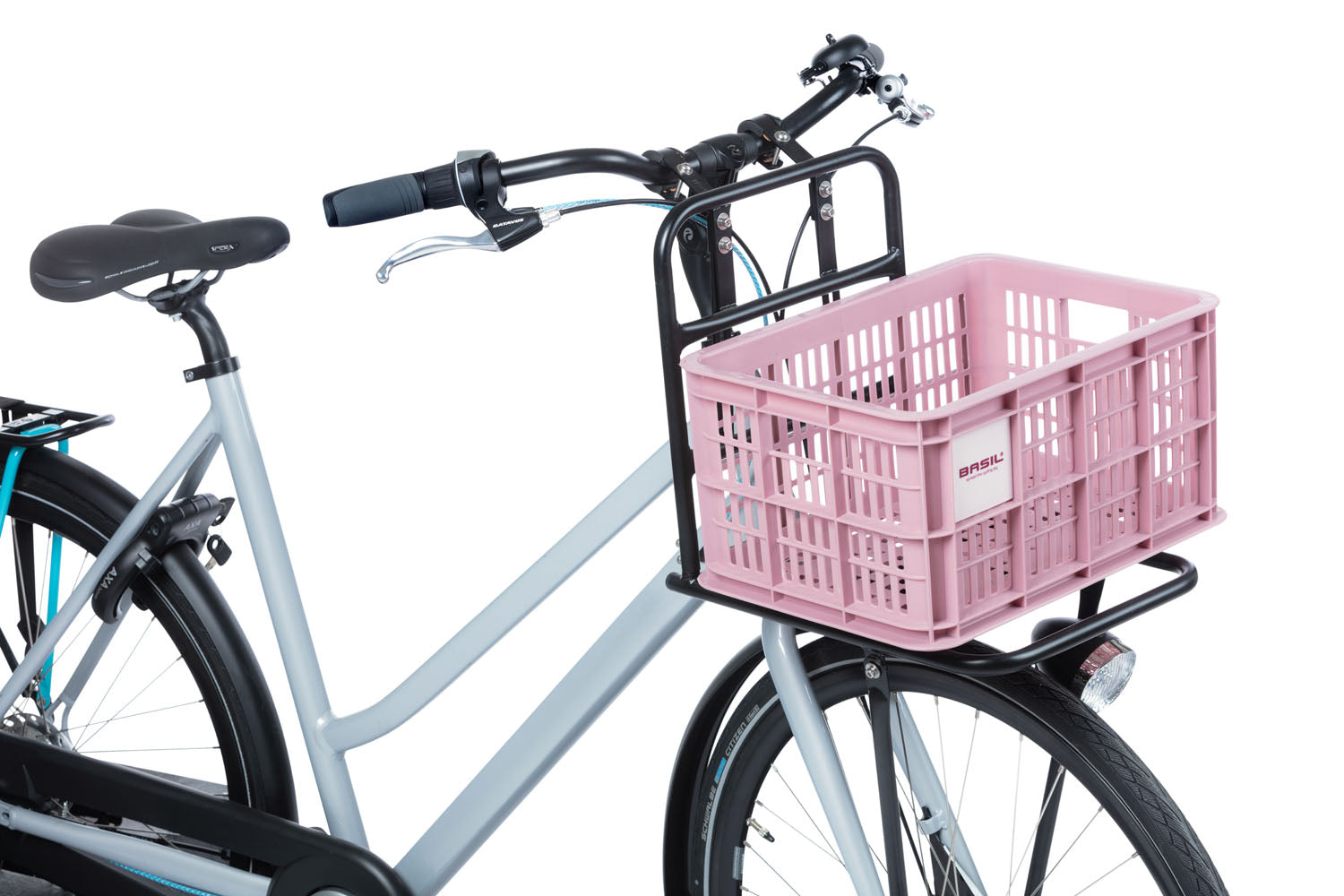 Gerecyclede fietskrat Basil Crate S 17.5 liter 29 x 39 x 20 cm - black