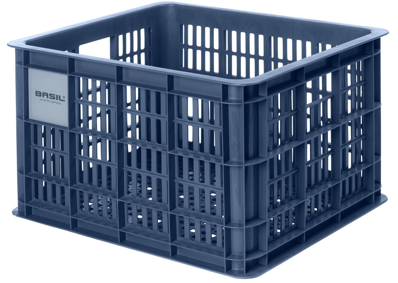 Gerecyclede fietskrat Basil Crate M 29.5 liter 35 x 45 x 25 cm - black