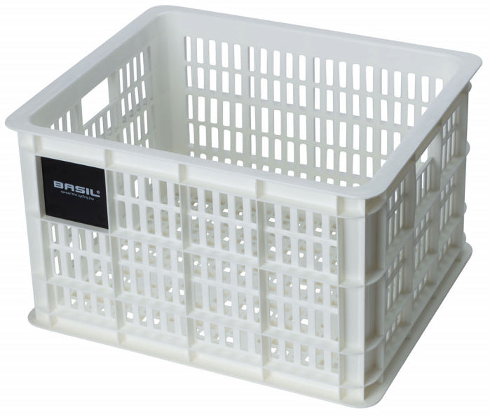 Gerecyclede fietskrat Basil Crate M 29.5 liter 35 x 45 x 25 cm - black