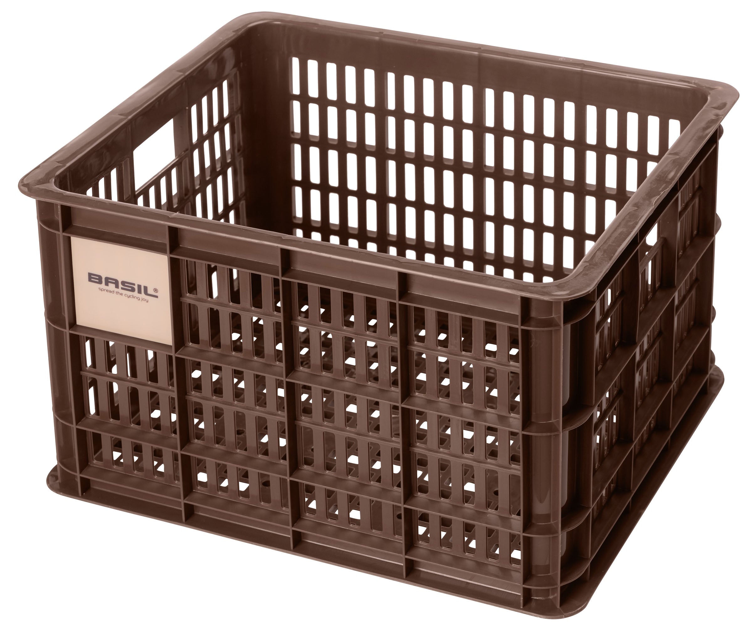 Gerecyclede fietskrat Basil Crate M 29.5 liter 35 x 45 x 25 cm - black