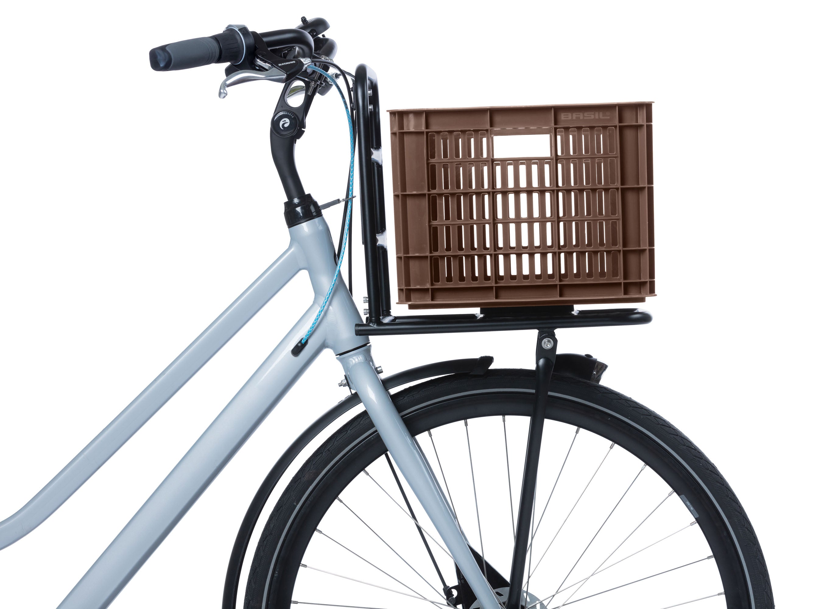 Gerecyclede fietskrat Basil Crate M 29.5 liter 35 x 45 x 25 cm - black
