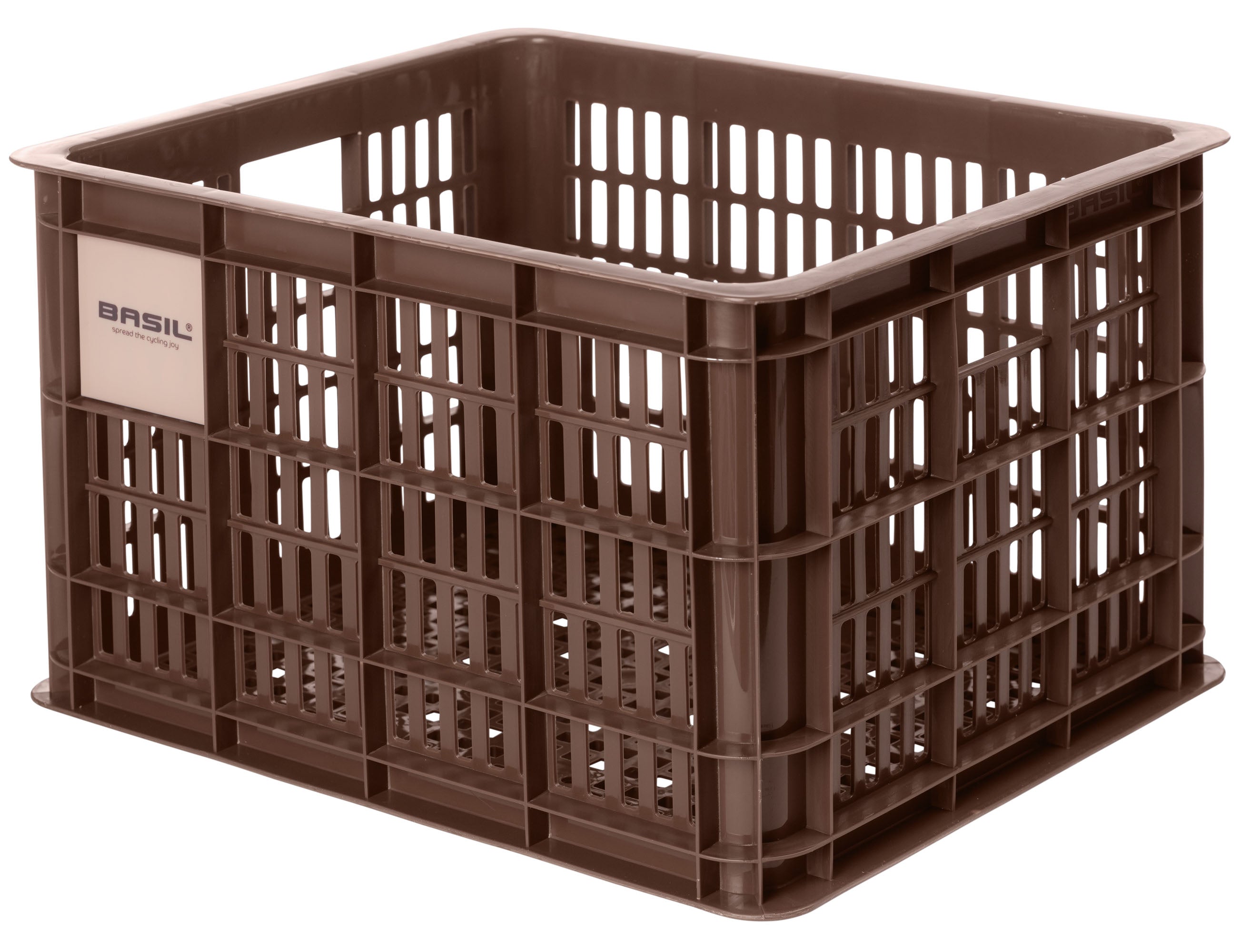 Gerecyclede fietskrat Basil Crate M 29.5 liter 35 x 45 x 25 cm - black