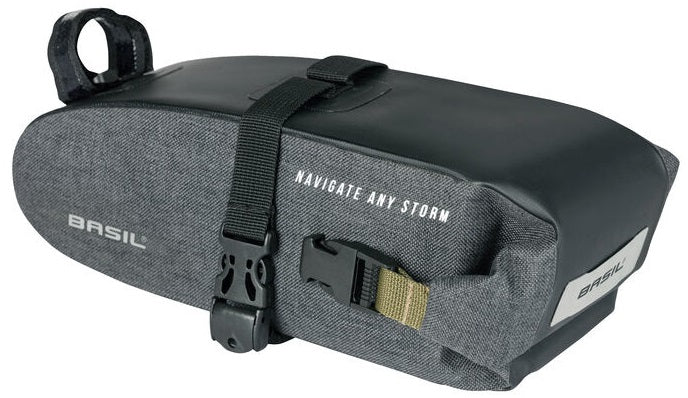 Zadeltas Basil Navigator Storm M 1.5 liter 10 x 9 x 29 cm - zwart