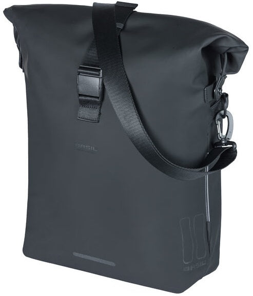 Fietsschoudertas Basil SoHo MIK SIDE 17 liter 16 x 32 x 37 cm - zwart