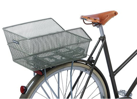 Fietsmand Basil Cento FM met vaste montage 38 x 24 x 11 cm - olijfgroen