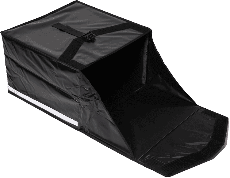 Bezorgkoffer / pizzakoffer achterlader