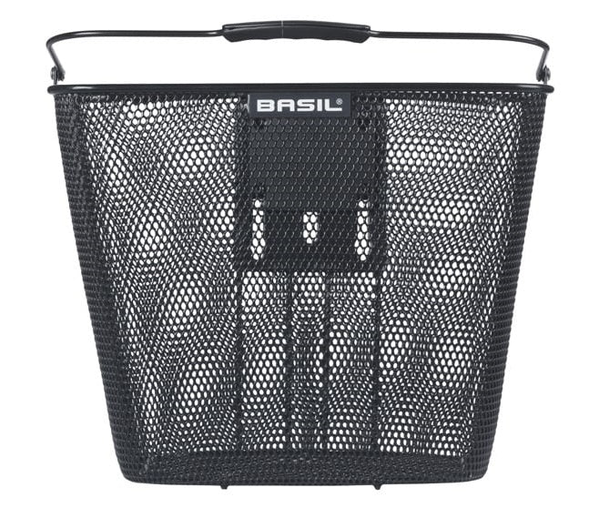 Fietsmand Basil Bilbao KF bevestiging inclusief stuurbochthouder 26 x 22 x 27 cm - zwart