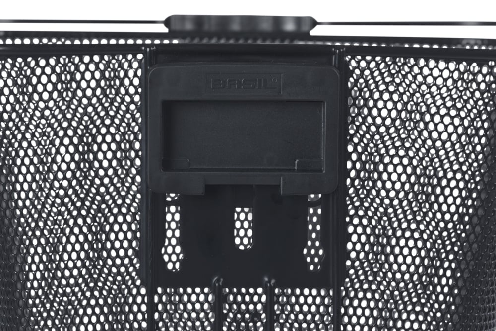 Fietsmand Basil Bilbao KF bevestiging inclusief stuurbochthouder 26 x 22 x 27 cm - zwart