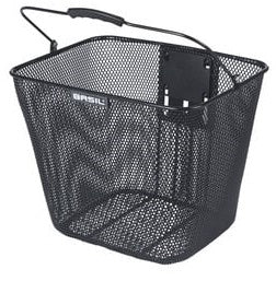Fietsmand Basil Bilbao KF bevestiging inclusief stuurbochthouder 26 x 22 x 27 cm - zwart
