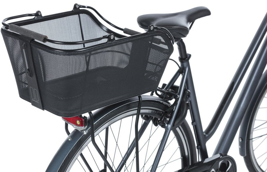 Fietsmand Basil Cento Tech Fiber Nordlicht MIK 21 Liter 39 x 24 x 15 cm zwart