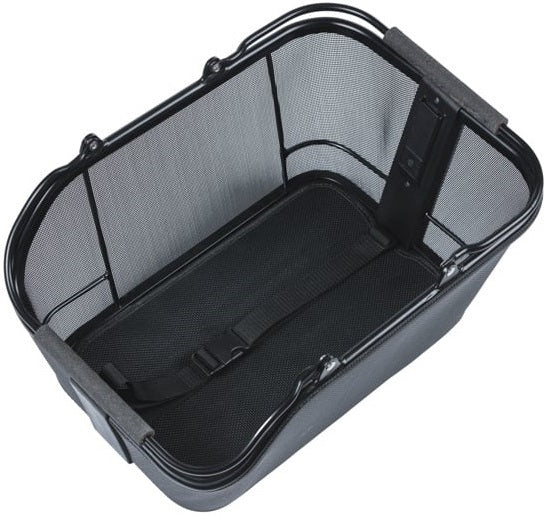 Fietsmand Basil Cento Tech Fiber Nordlicht MIK 21 Liter 39 x 24 x 15 cm zwart