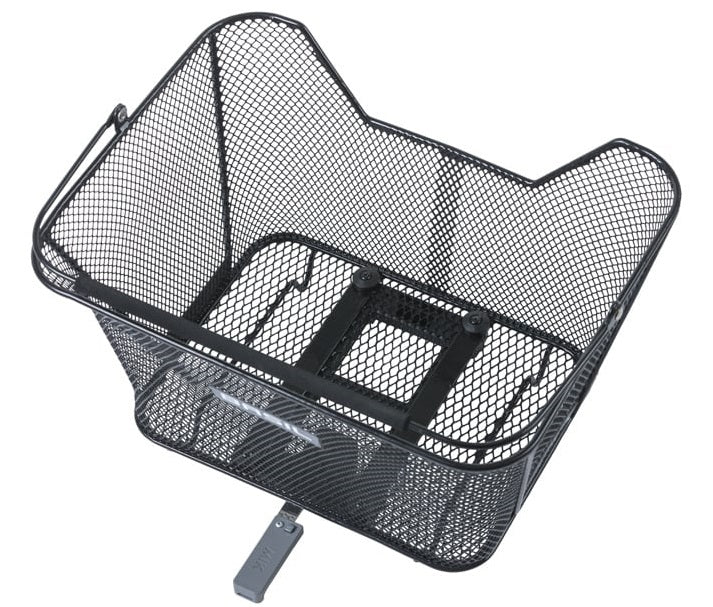 Fietsmand Basil Lesto met MIK bevestiging 24 x 32 x 17 cm - zwart