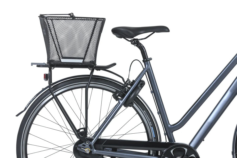 Fietsmand Basil Lesto met MIK bevestiging 24 x 32 x 17 cm - zwart