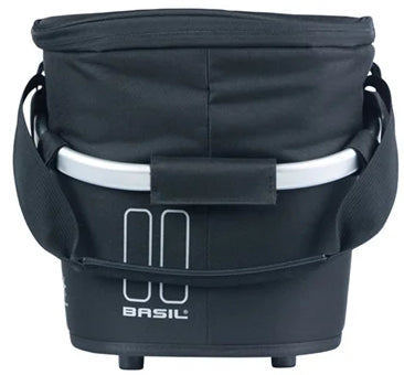 Fietsmand Basil Classic Carry All ISO met MIK bevestiging 18 liter 38 x 21 x 27 cm - zwart