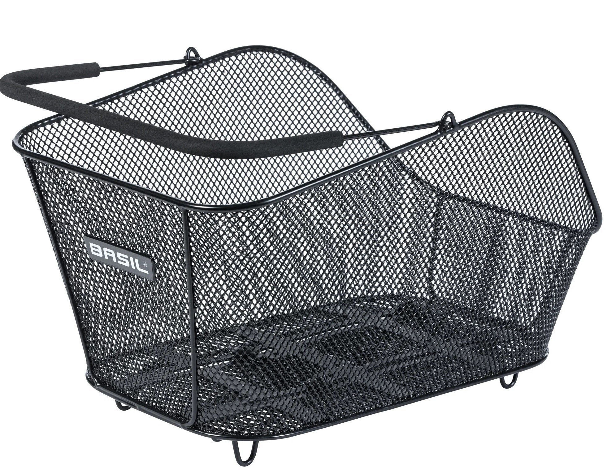 Fietsmand Basil Icon M met MIK bevestiging 13 liter 39 x 24 x 14 - zwart