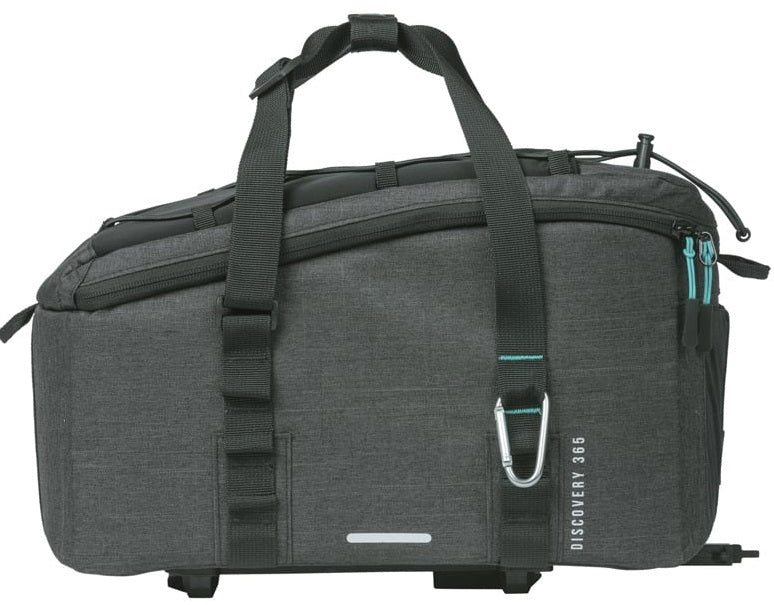 Bagagedragertas Basil Discovery 365D MIK 9 liter 34 x 16 x 18 cm - zwart