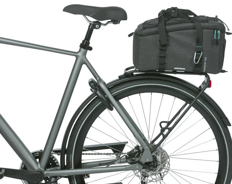 Bagagedragertas Basil Discovery 365D MIK 9 liter 34 x 16 x 18 cm - zwart