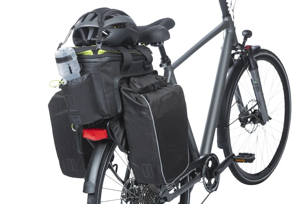 Bagagedragertas Basil Miles XL Pro MIK 9-36 liter 33 x 19 x 19 cm - zwart