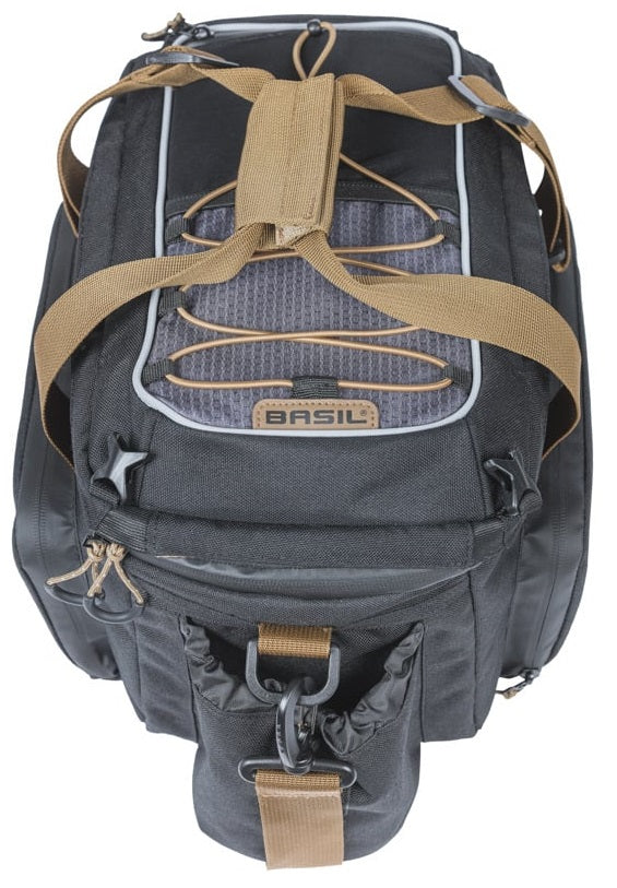 Bagagedragertas Basil Miles XL Pro MIK 9-36 liter - zwart