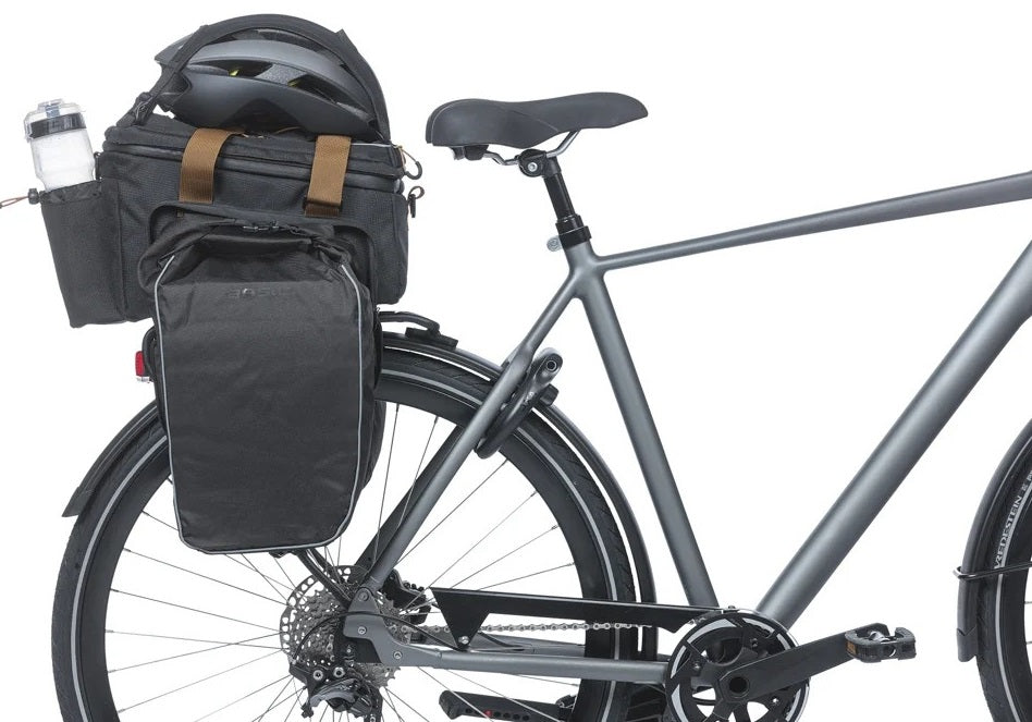 Bagagedragertas Basil Miles XL Pro MIK 9-36 liter - zwart