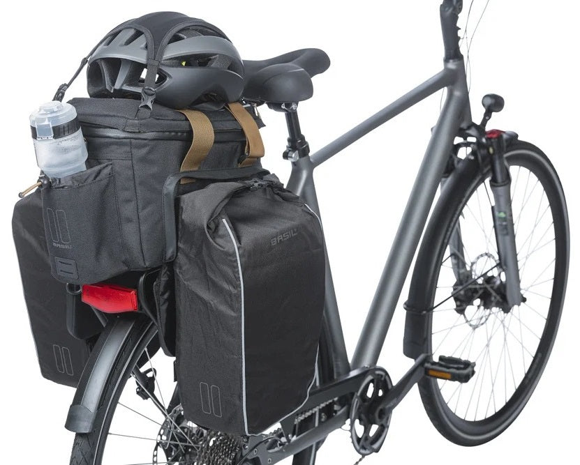 Bagagedragertas Basil Miles XL Pro MIK 9-36 liter - zwart