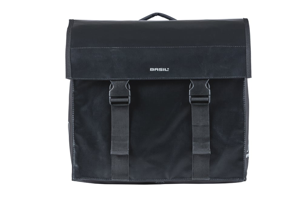 Dubbele fietstas Basil Urban Load MIK 48-53 liter - zwart