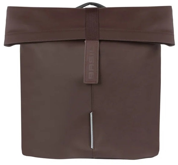 Dubbele fietstas Basil City MIK 28-32 liter - roasted brown