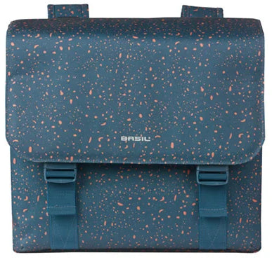 Dubbele fietstas Basil Flair 35 liter - navy
