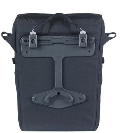 Fietsschoudertas Basil Move MIK studs 14 liter 14 x 24 x 34 cm - zwart