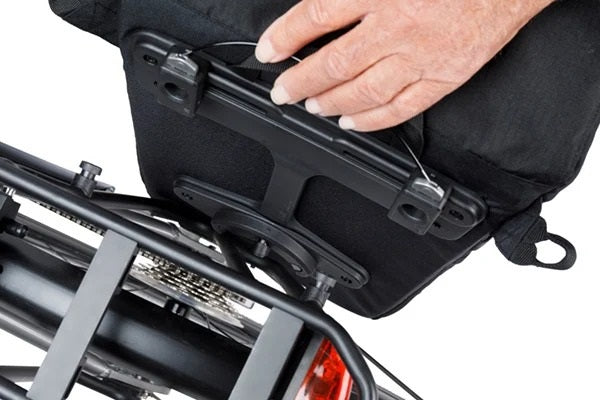 Fietsschoudertas Basil Move MIK studs 14 liter 14 x 24 x 34 cm - zwart