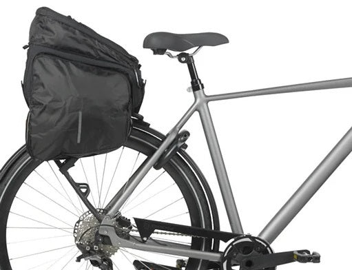 Bagagedragertas Basil Move 10 - 26 liter 24 x 33 x18 cm - zwart