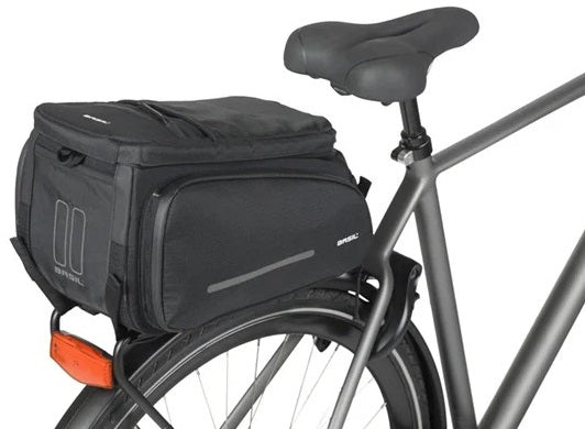 Bagagedragertas Basil Move 10 - 26 liter 24 x 33 x18 cm - zwart