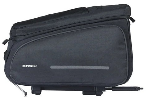 Bagagedragertas Basil Move MIK 26 liter - zwart