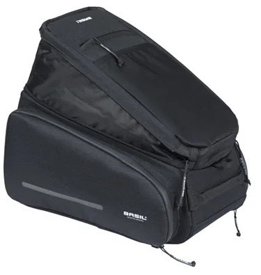 Bagagedragertas Basil Move MIK 26 liter - zwart