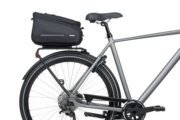 Bagagedragertas Basil Move MIK 26 liter - zwart