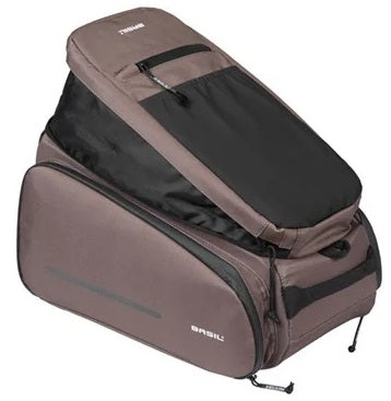 Bagagedragertas Basil Move MIK 26 liter 24 x 33 x 18 cm - bruin