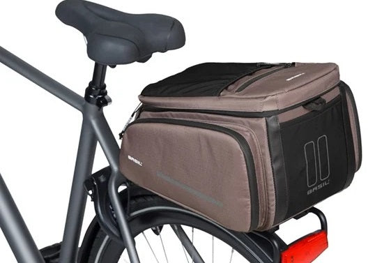 Bagagedragertas Basil Move MIK 26 liter 24 x 33 x 18 cm - bruin