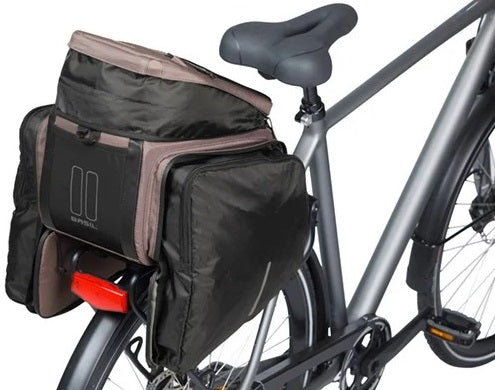 Bagagedragertas Basil Move MIK 26 liter 24 x 33 x 18 cm - bruin