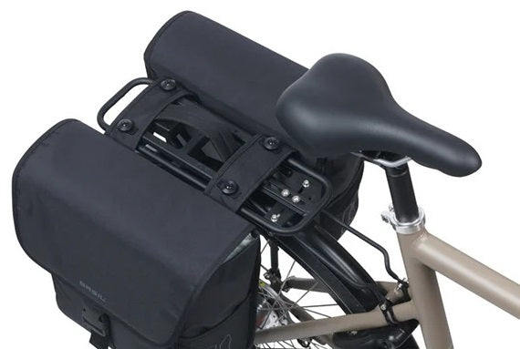 Dubbele fietstas Basil GO MIK 32 liter - zwart