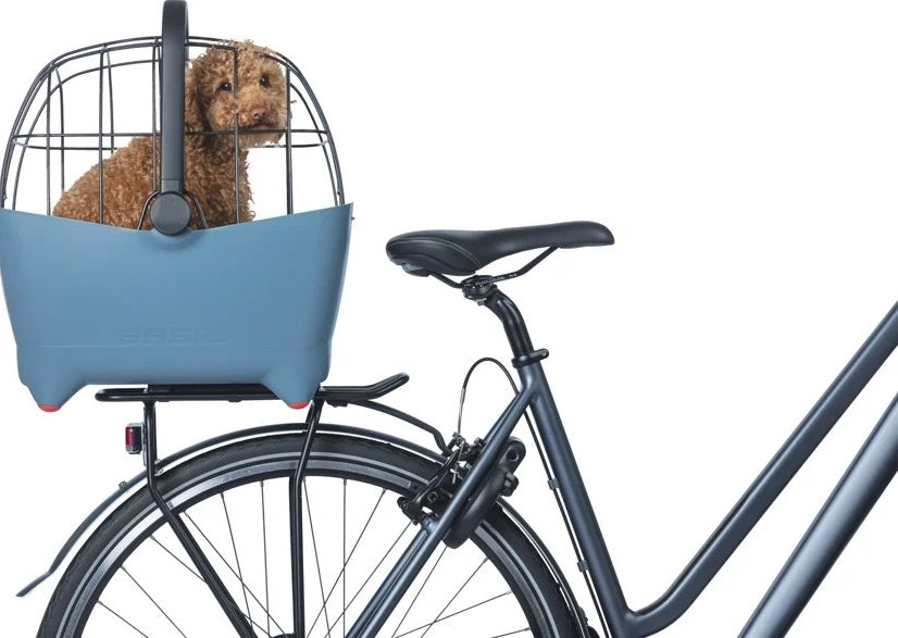 Hondenfietsmand Basil Buddy MIK - faded denim