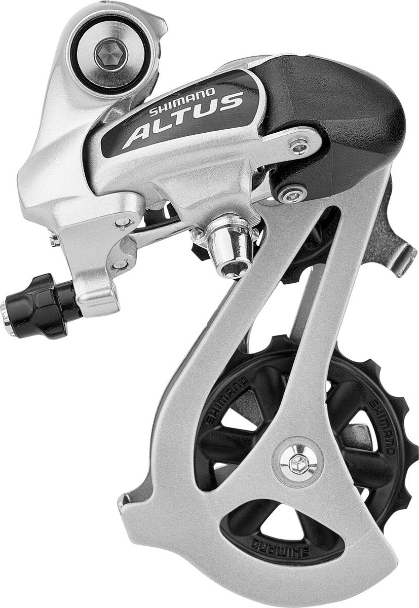 fiets derailleur - Shimano achterderailleur Altus m310 sgs 7/8-speed. Zilver