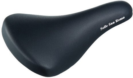 Fietszadel Selle San Remo Kid voor 16-20" kinderfiets - zwart