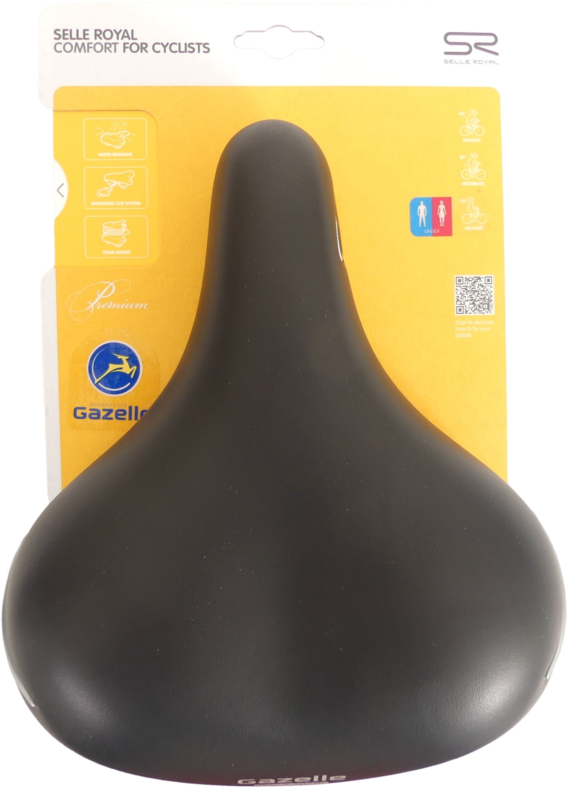 Fietszadel Selle Royal Jewel 5022 unisex - zwart