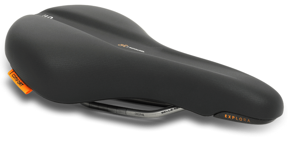 Fietszadel Selle Royal Explora Moderate - Adventure Time - zwart