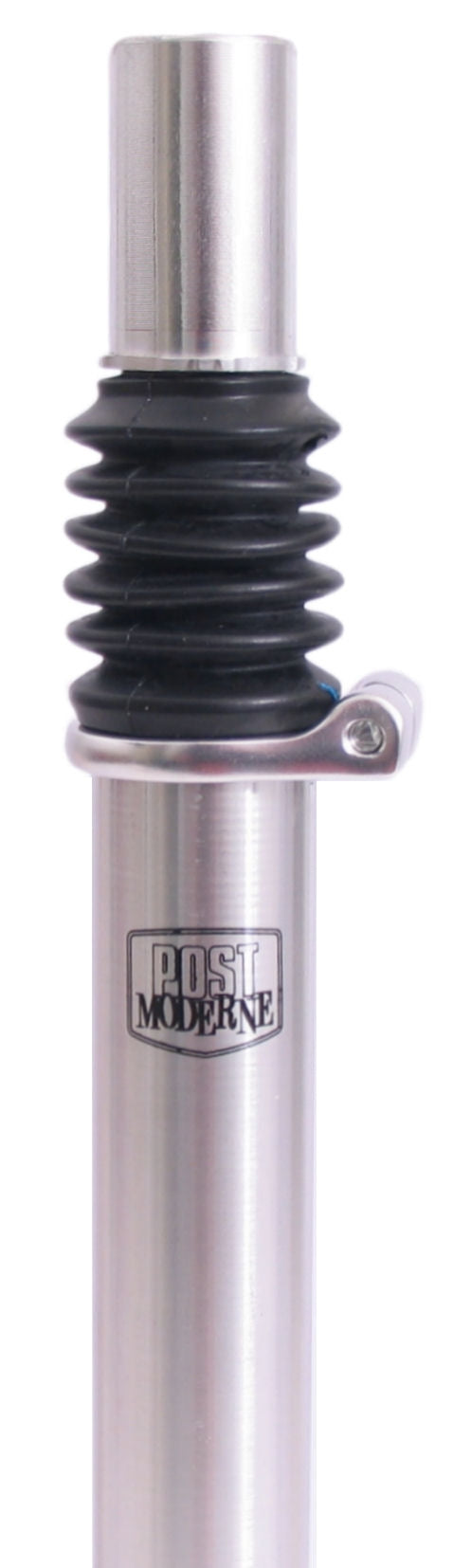 Zadelpen verend (kaars) ø27,2 mm / 350 mm aluminium - zilver