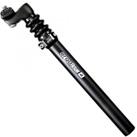 Telescopisch verende zadelpen Ergotec Glide ø27.2 mm / 350 mm - zwart