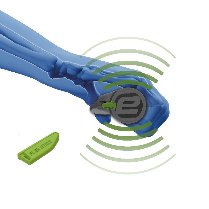 Handvatset Ergotec EG-Active Flex - links 135mm / rechts 135mm - zwart