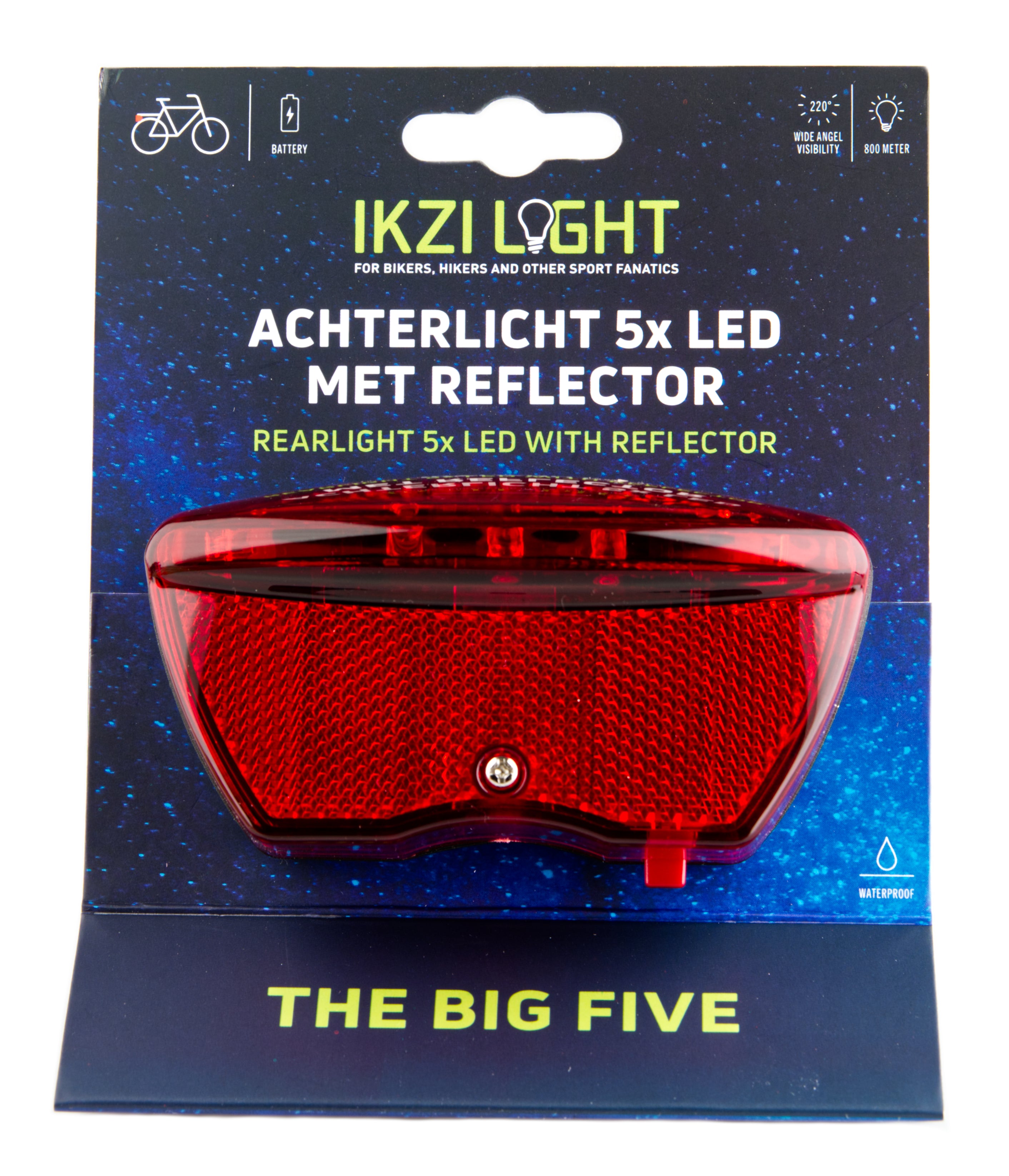 Achterlicht IKZI 5x LED inclusief reflector